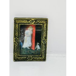 Billede af pige med hund (nyt)