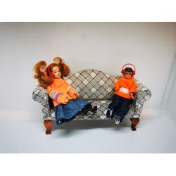 Hretelefoner i plastik (ny)