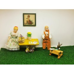 Billede af hare (hndlavet)