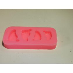 Form med fdder/fodspor (ny)