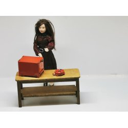 Lille gasblus i metal (antik)