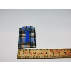 Ternet skjorte med slips (ny)