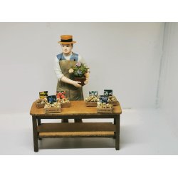 Blomsterlg i ske (hndlavet)