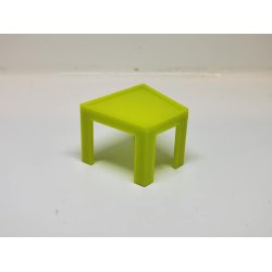 Bord/skammel i plastik (brugt)