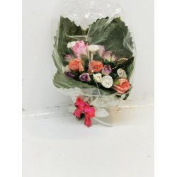 Buket med indpakning (hndlavet)