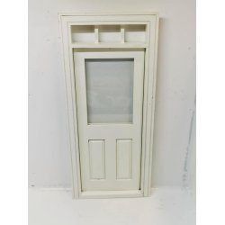 Hoveddr til dukkehus scala 1:12 (ny)