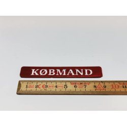 Butiks skilt Kbmand (hndlavet)