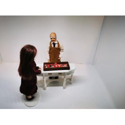 Trkasse med stof (brugt)