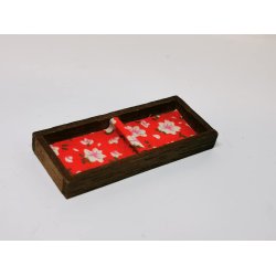 Trkasse med stof (brugt)