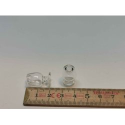 Vinglas p fod (rigtig glas) (brugt)