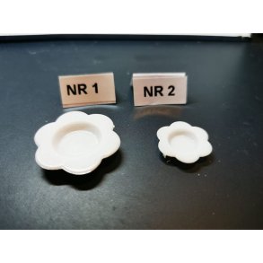 2 Fade/tallerkener i plastik (ny)