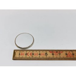 Tallerken/fad med guldkant 3,1 cm (ny)