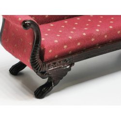 Sofa til dukkehus scala 1:12 (brugt/som ny)