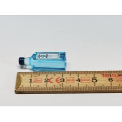 Bombay Gin plastik til dukkehus scala 1:12 (ny) 3 cm (mere lysebl end p billedet)
