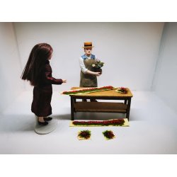 Grs tot med rde blomster (ny)