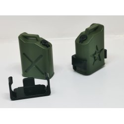 Benzin dunk med holder (ny)