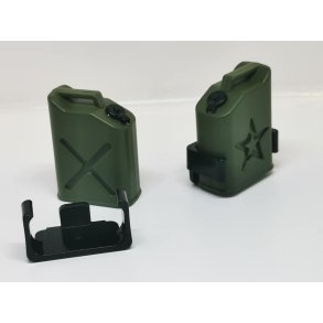 Benzin dunk med holder (ny)