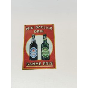 Plakat p kraftig karton (hndlavet)