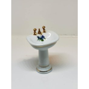 Hndvask i porceln til dukkehus scala 1:12 (brugt)