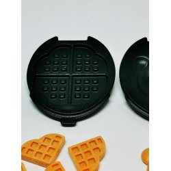 Vaffeljern og tilbehr i plastik (ny)