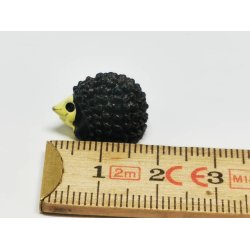 Pindsvin mrkebrun med gul snude