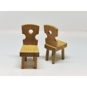 Stol til dukkerhuse scala 1:16 eller 1:18 (brugt)