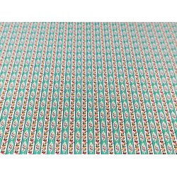 Tapet stribet med blomster (nyt)