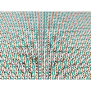 Tapet stribet med blomster (nyt)