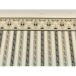 Tapet mrkebl og creme farvet (nyt)