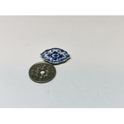 Bl Musselmalet rombeform fad (nyt)