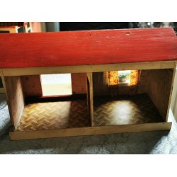 Fint lille dukke eller nisse hus (antik) muligvis Dansk fngselslegetj  