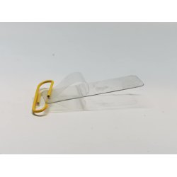 10 stk Meget tynd plastik strimmel, dobbelt klbende. (nyt)