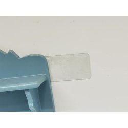 10 stk Meget tynd plastik strimmel, dobbelt klbende. (nyt)