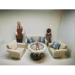 Bord med dug (brugt)