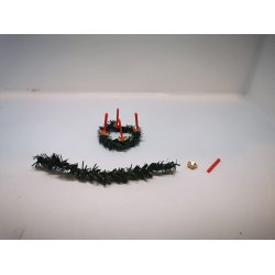 4 perle skle i metal (nye)