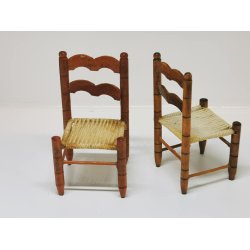 Spisebords stol til dukkerhuse scala 1:12 (brugt)