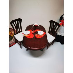 Serviet holder med servietter (hndlavet)