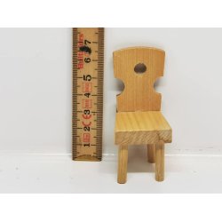 Stol til dukkerhuse scala 1:16 eller 1:18 (brugt)