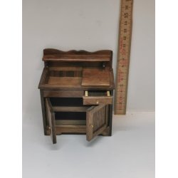 Kkken skab til vask, til dukkehus scala 1:12 (nyt)