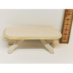 Sofabord til dukkehus scala 1:12 (hndlavet)