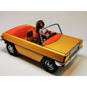 Lundby bil i tr fra 1972 (brugt/meget fin stand)