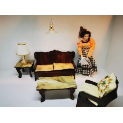 Pude med guld stjerner (brugt)