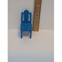 Spisebordsstol i tr til dukkehus scala 1:16/1:18 (brugt)