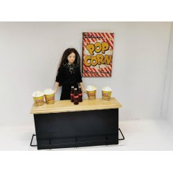 Popcorn Bger (nyt) til dukkehus scala 1;12