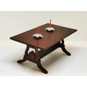 DIY Lysestage med rdt eller hvidt lys (nyt)