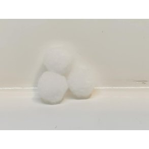 3 stk Pompon / snebold (ny)