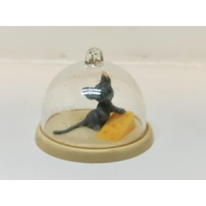 Mus i osteklokke (ny)