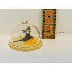 Mus i osteklokke (ny)