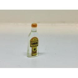 Gordon Gin flaske i plastik til dukkehus scala 1:12 (ny)