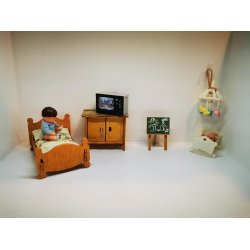 Lille vugge i plastik (brugt)